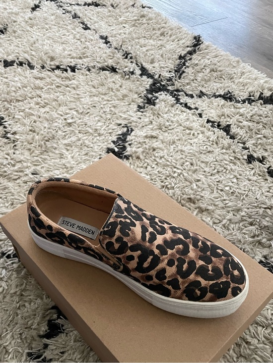 Steve Madden Shoes - Steve Madden Leopard Print Slip-On Sneaker - Brown & Black